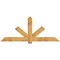 Ekena Millwork Kennewick Rough Sawn Timber Gable Bracket, Western Red Cedar, 84"W x 35"H x 2"D x 6"F, 10/12 Pitch GBW084X35X0206KEN00RWR - alternate 1
